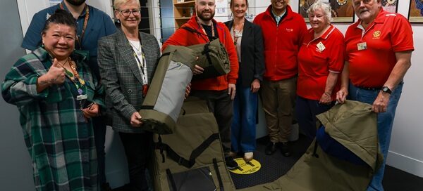 Rotary Club of Lilydale dropping off swags for rough sleepers at Anchor Community Care
